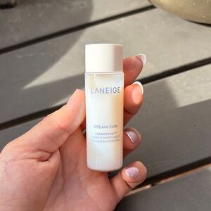 LANEIGE Cream Skin Toner & Moisturizer — White bottle with pale cream formula